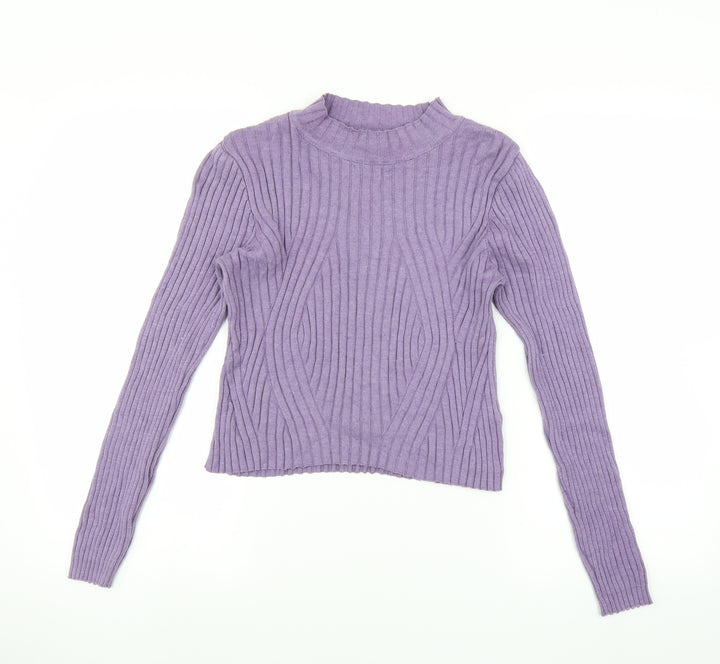 Primark Womens Purple   Pullover Jumper Size S