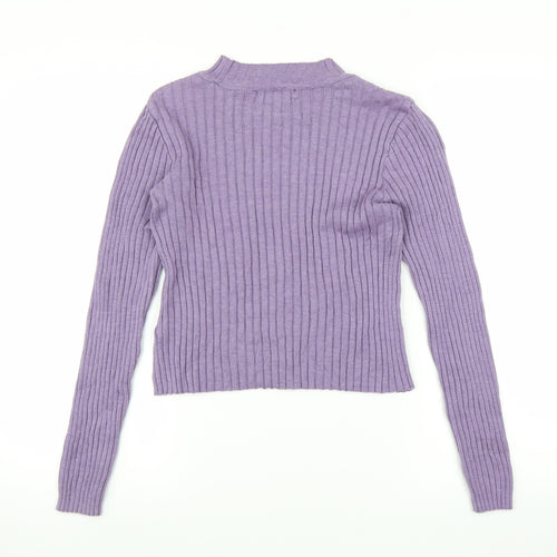 Primark Womens Purple   Pullover Jumper Size S