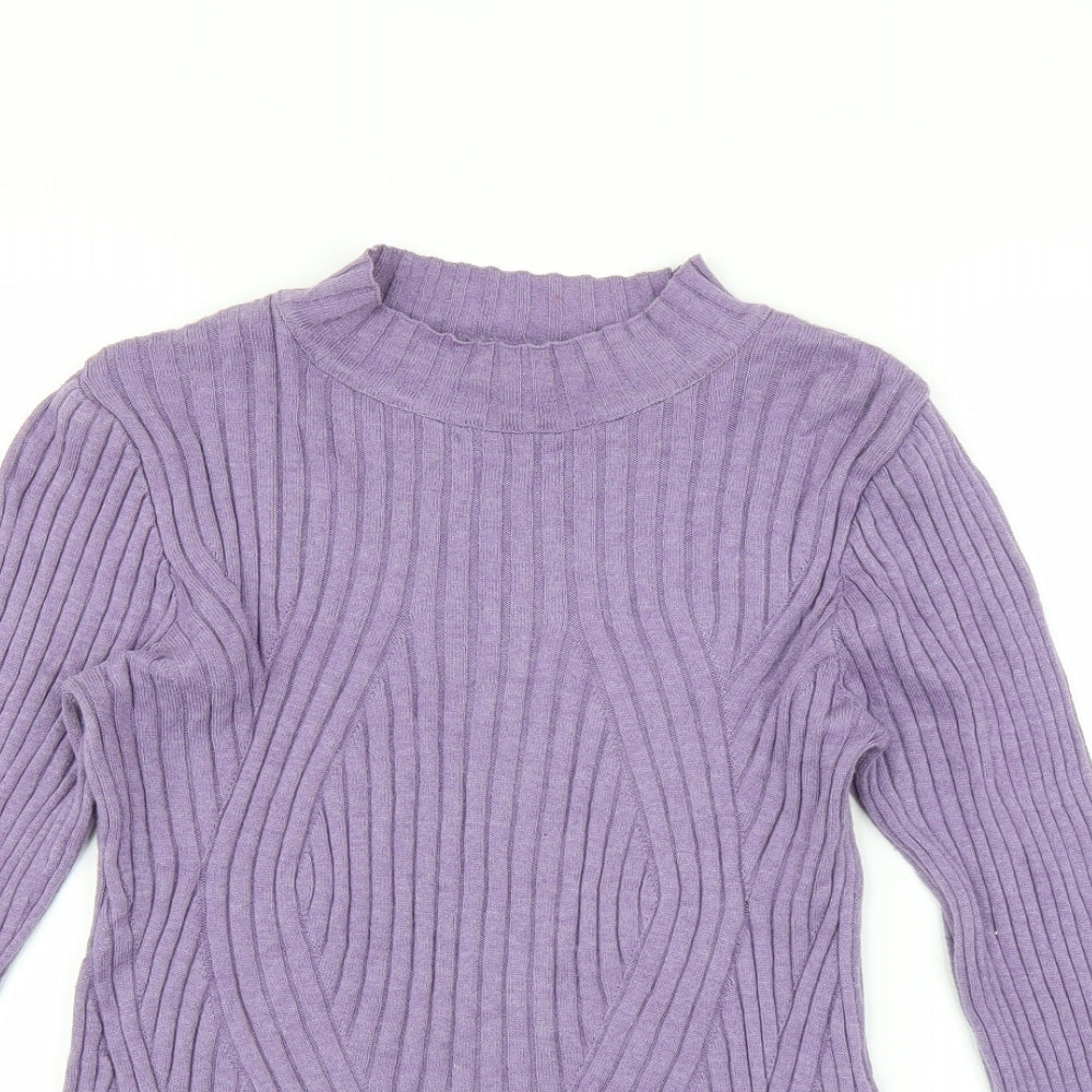 Primark Womens Purple   Pullover Jumper Size S