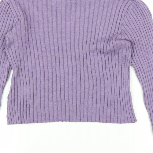 Primark Womens Purple   Pullover Jumper Size S