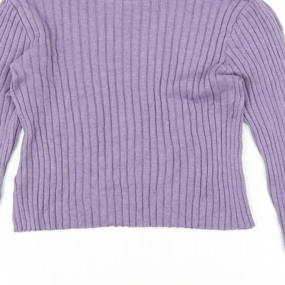 Primark Womens Purple   Pullover Jumper Size S