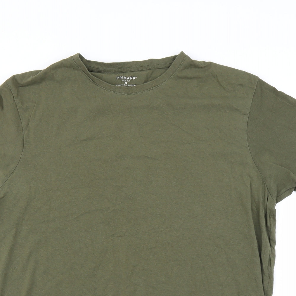Primark Mens Green    T-Shirt Size XL