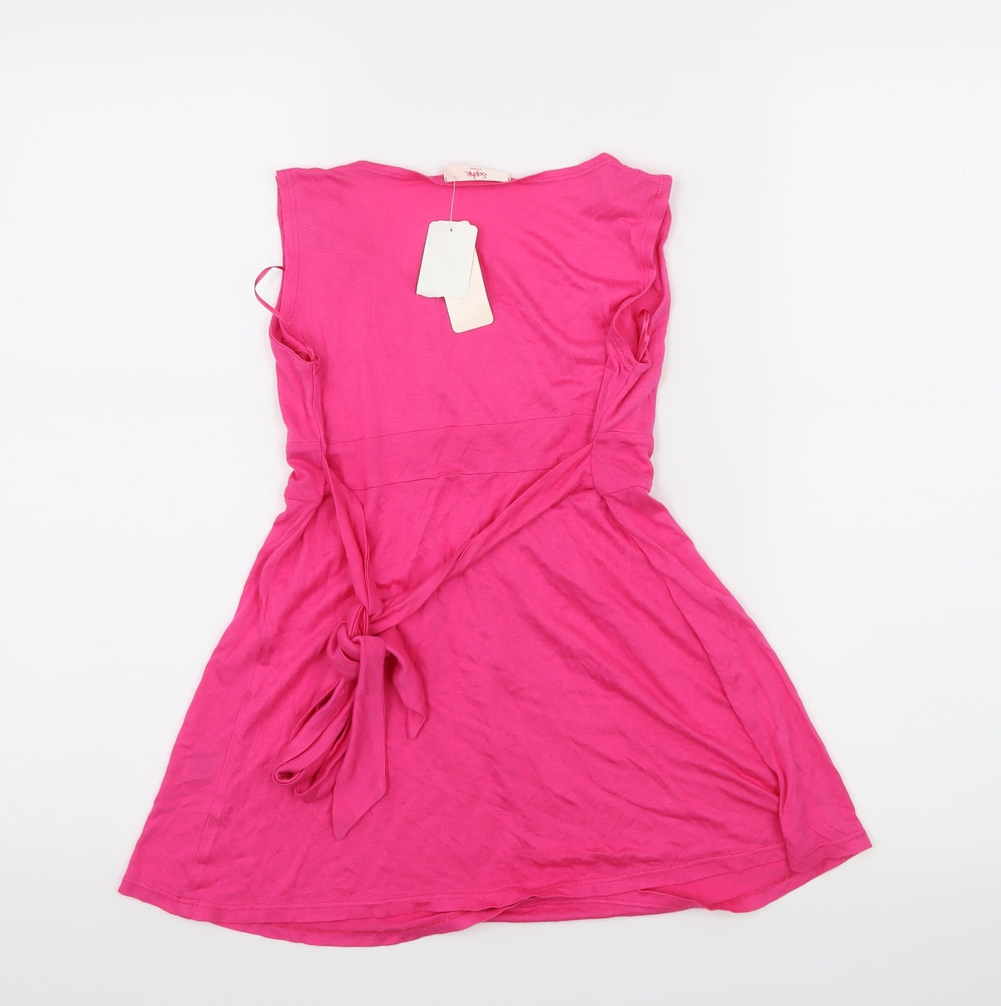 Sophie Girls Pink  Jersey Basic Tank Size 13 Years