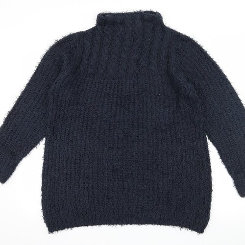 Preworn Womens Blue  Knit Pullover Jumper Size M