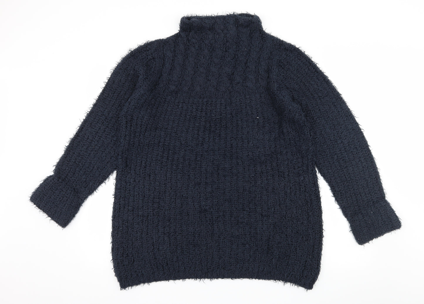 Preworn Womens Blue  Knit Pullover Jumper Size M