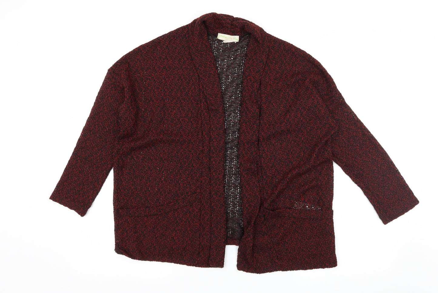 Staring at Stars Womens Red  Knit Cardigan Jumper Size M