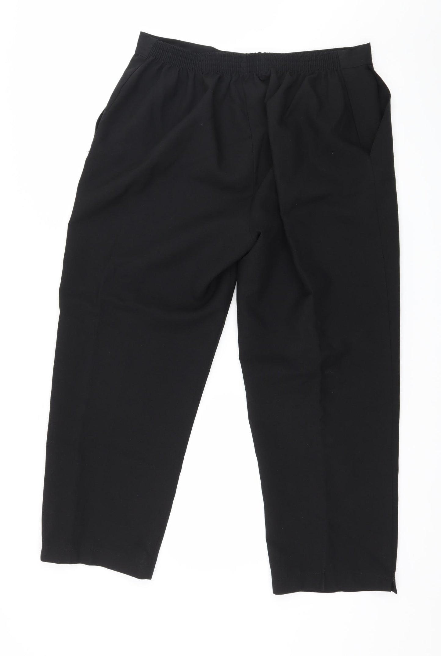 Preworn Womens Black   Trousers  Size 34 in L25 in