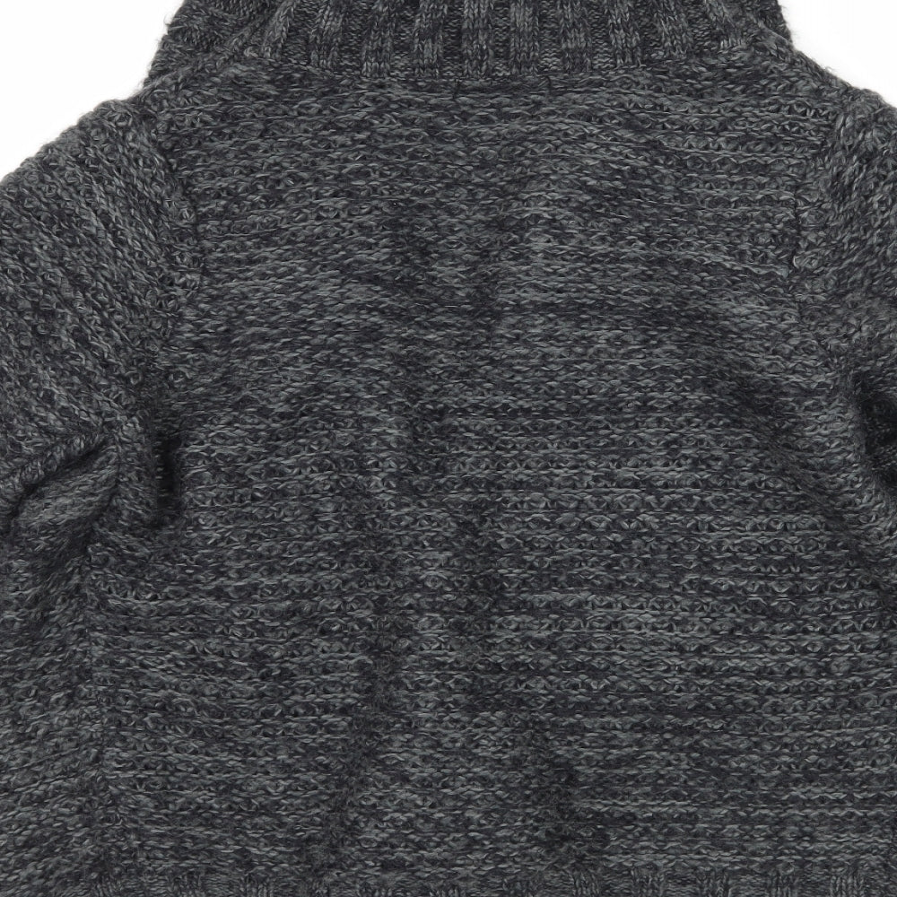 George Womens Grey  Knit Cardigan Jumper Size 16