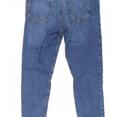 Topshop Womens Blue  Denim Skinny Jeans Size 30 in L28 in