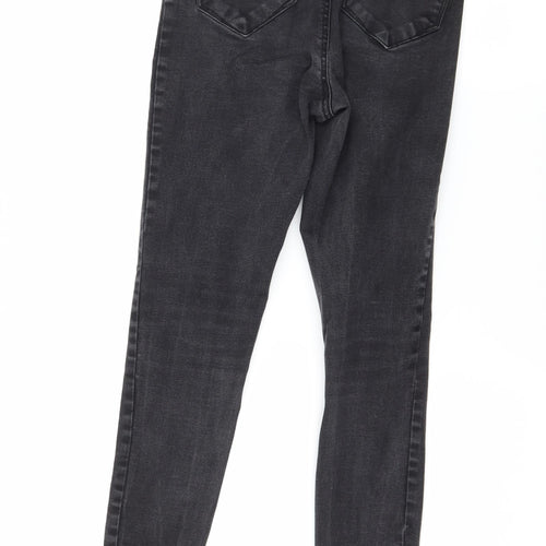 Denim & Co. Womens Grey  Denim Skinny Jeans Size 12 L26 in
