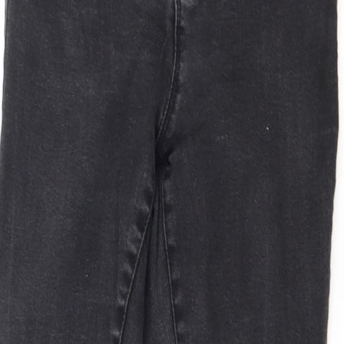 Denim & Co. Womens Grey  Denim Skinny Jeans Size 12 L26 in