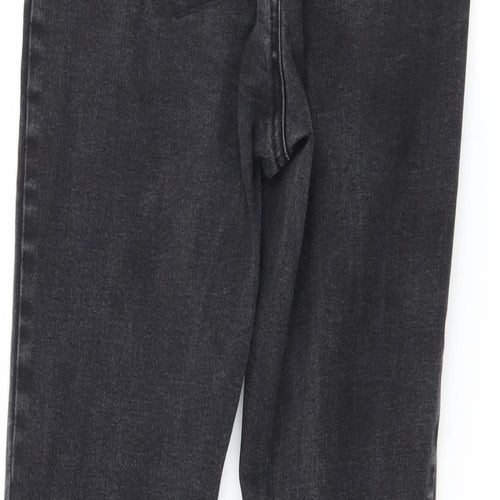 Denim & Co. Womens Grey  Denim Skinny Jeans Size 12 L26 in