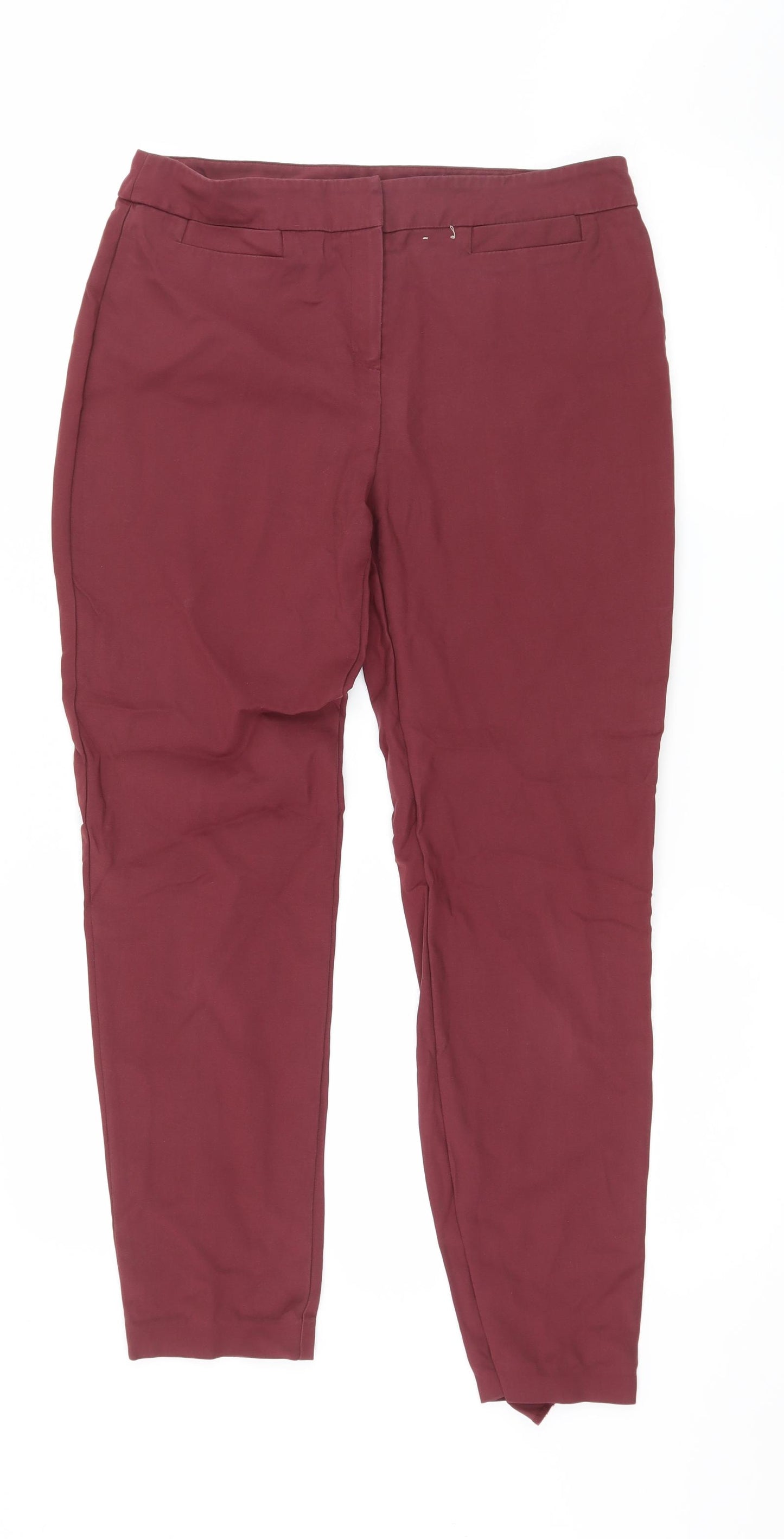 TU Womens Purple   Trousers  Size 10 L27 in