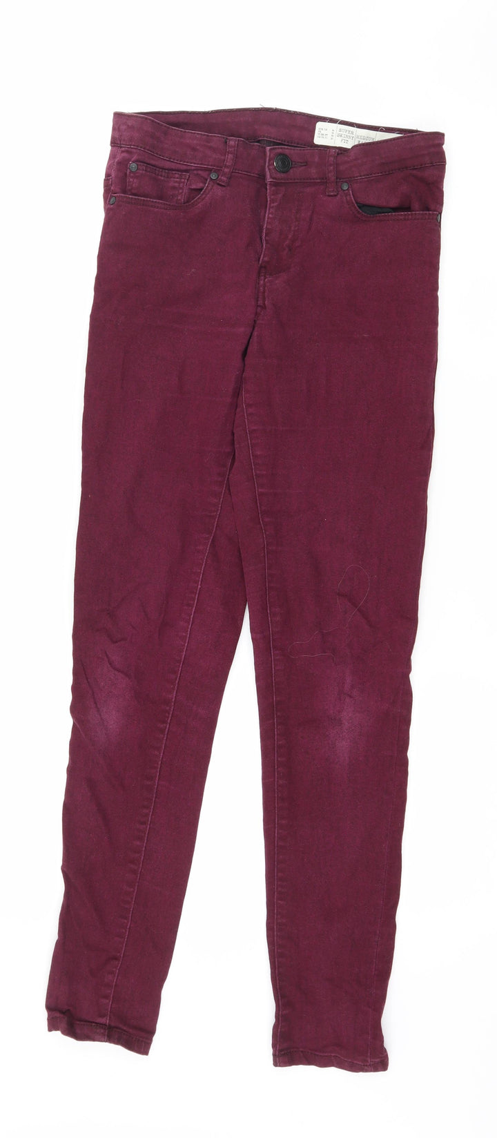 Esmara Womens Purple  Denim Skinny Jeans Size 10 L29 in