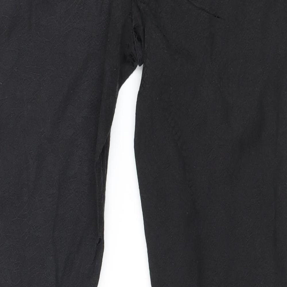 Wallis Womens Black   Trousers  Size 10 L27 in