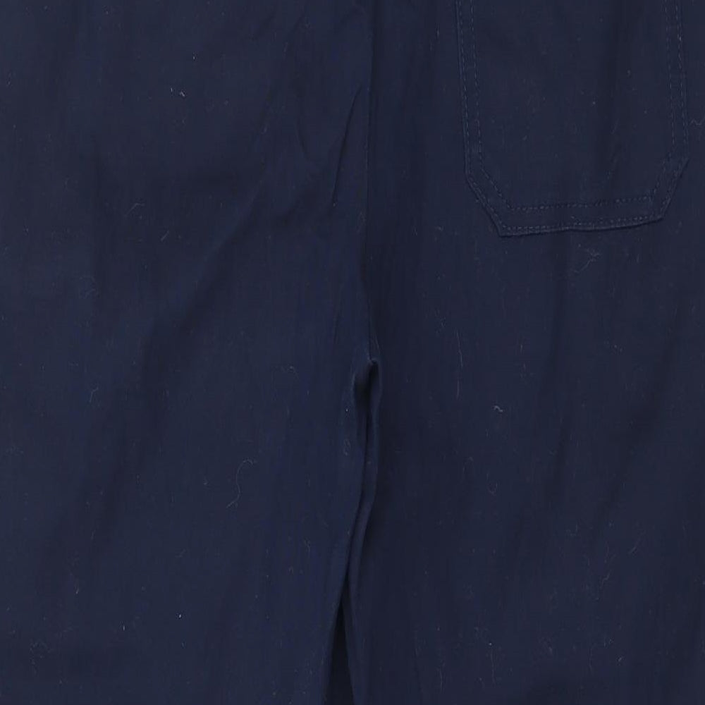 NEXT Womens Blue   Cropped Trousers Size 10 L23 in