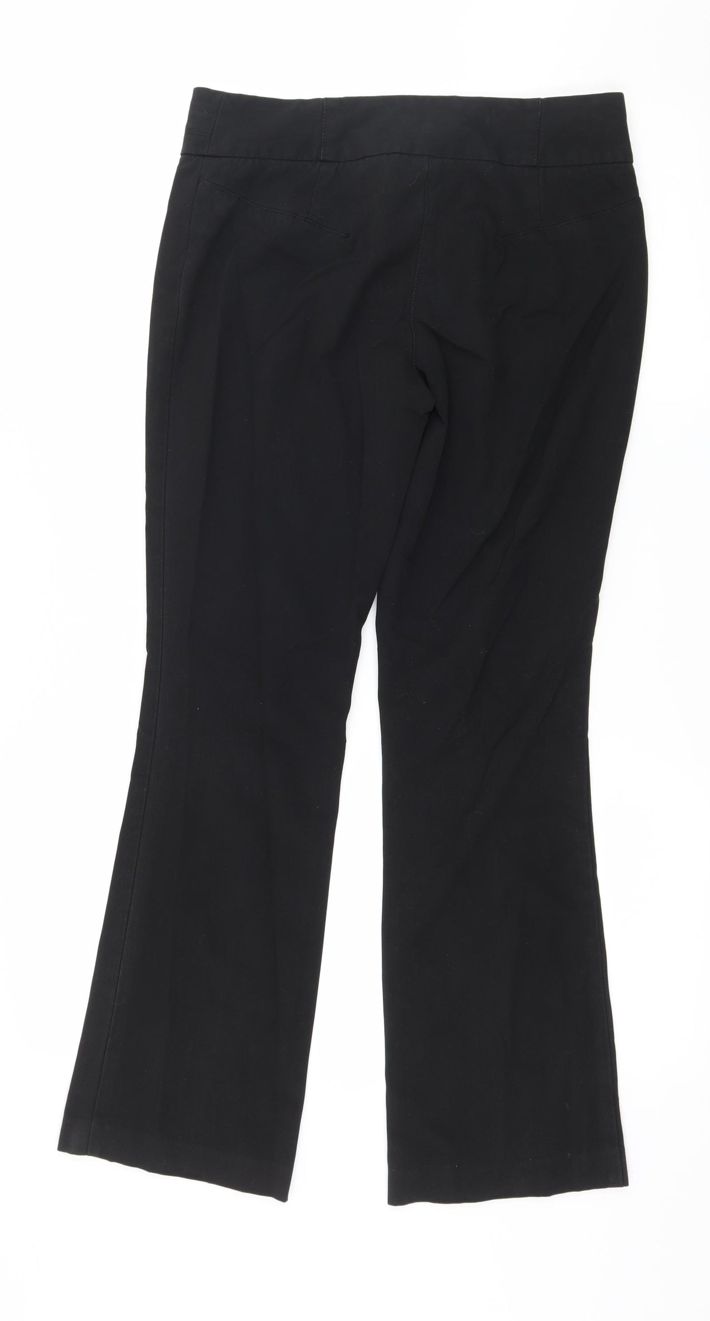 NEXT Womens Black   Trousers  Size 8 L28 in