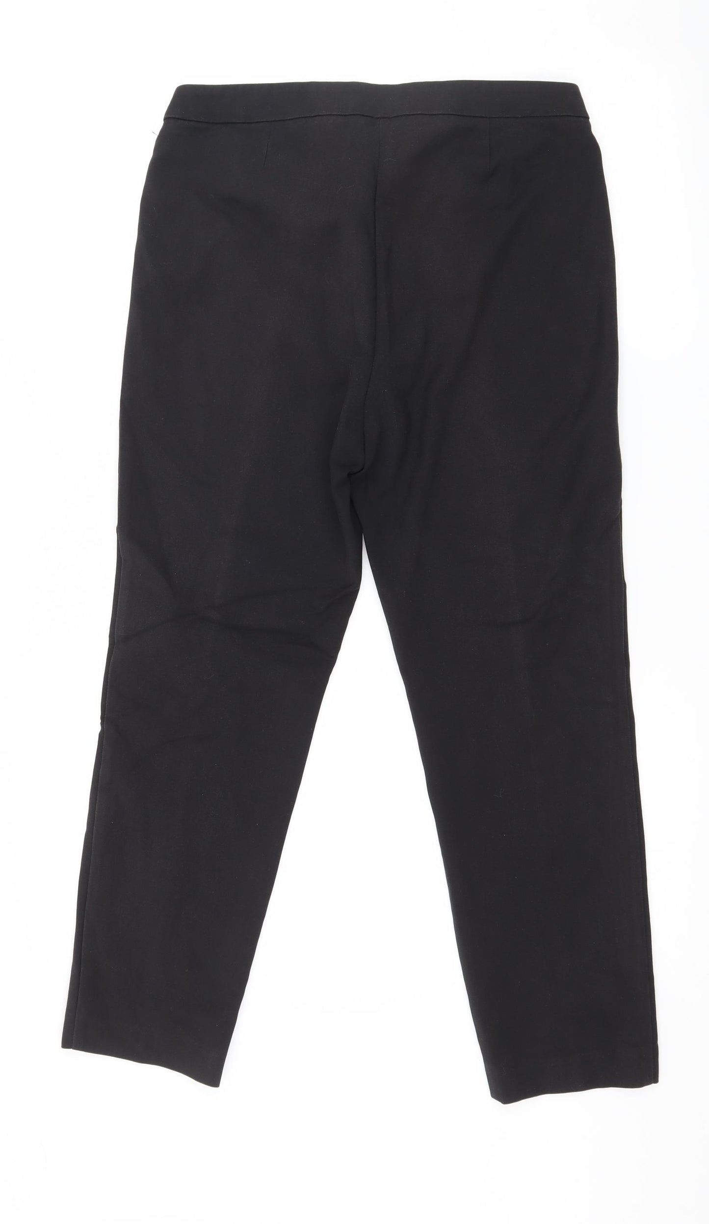Marks and Spencer Womens Black   Trousers  Size 12 L25 in