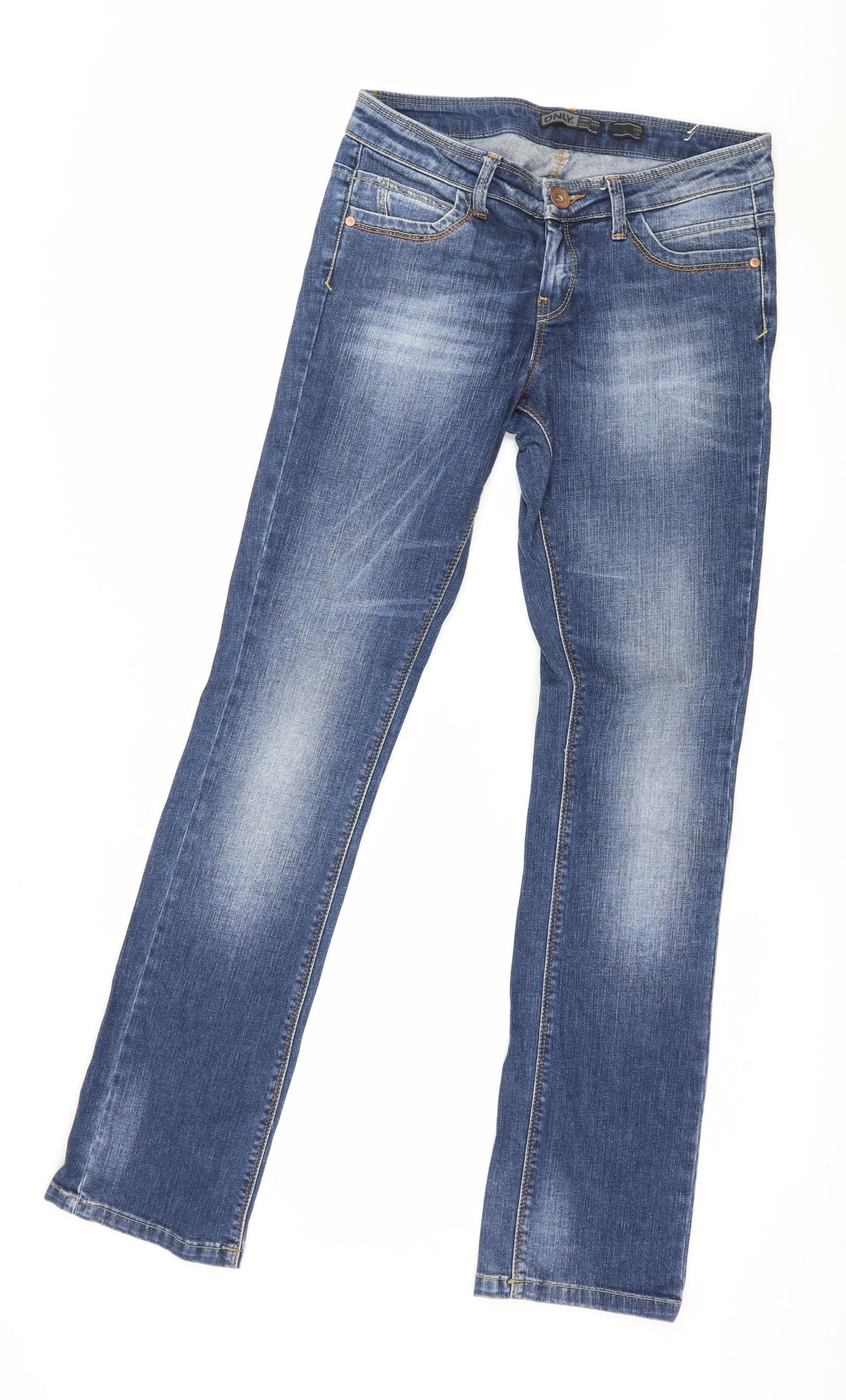 Only Mens Blue  Denim Straight Jeans Size 29 in L34 in