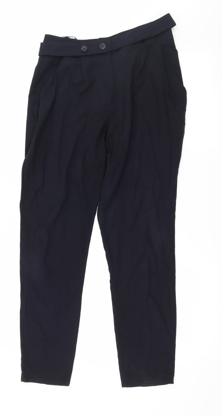 Topshop Womens Blue Trousers Size 8 L28 in