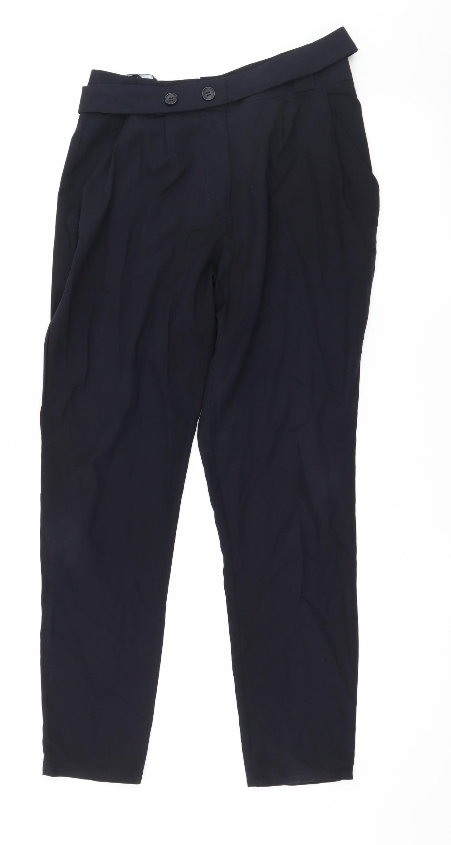 Topshop Womens Blue   Trousers  Size 8 L28 in