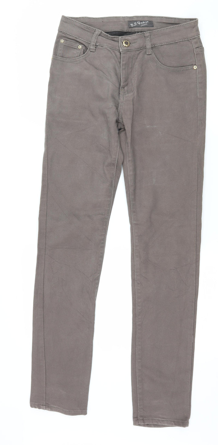 BS Fashion Womens Brown Denim Skinny Jeans Size 30 in L31 in