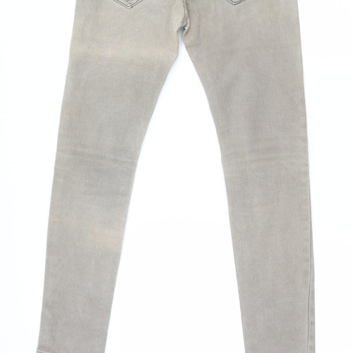 LD Style Womens Brown  Denim Skinny Jeans Size 10 L28 in