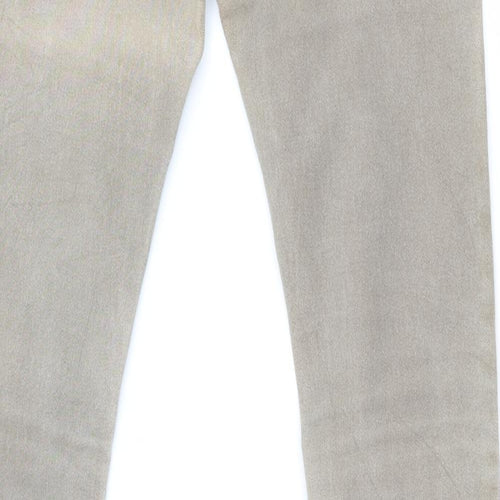 LD Style Womens Brown  Denim Skinny Jeans Size 10 L28 in