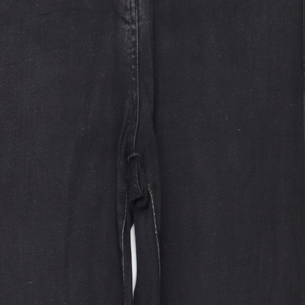 Blue Motion Mens Black  Denim Straight Jeans Size 36 in L31 in
