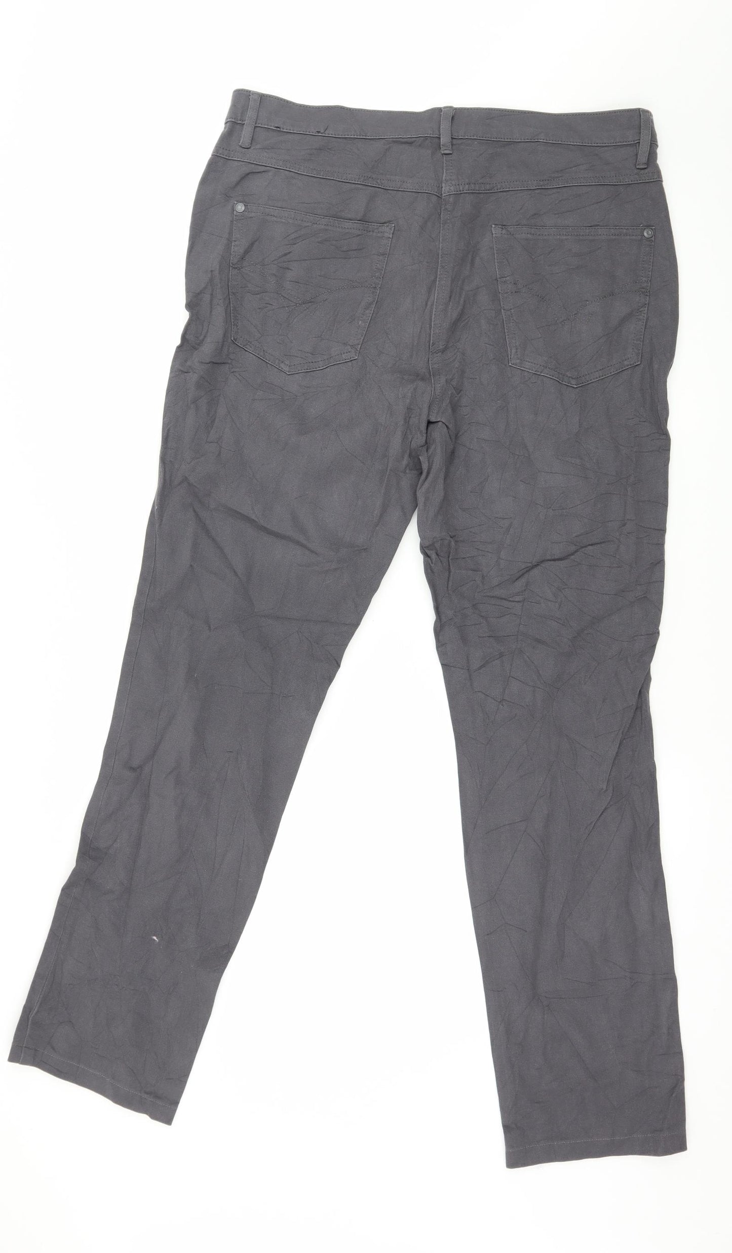 Vianni Womens Grey  Denim Skinny Jeans Size 36 in L30 in