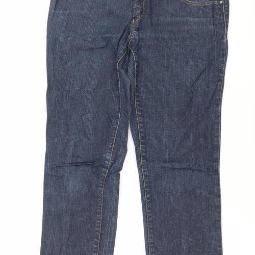 VERO MODA Womens Blue  Denim Straight Jeans Size 32 in L29 in
