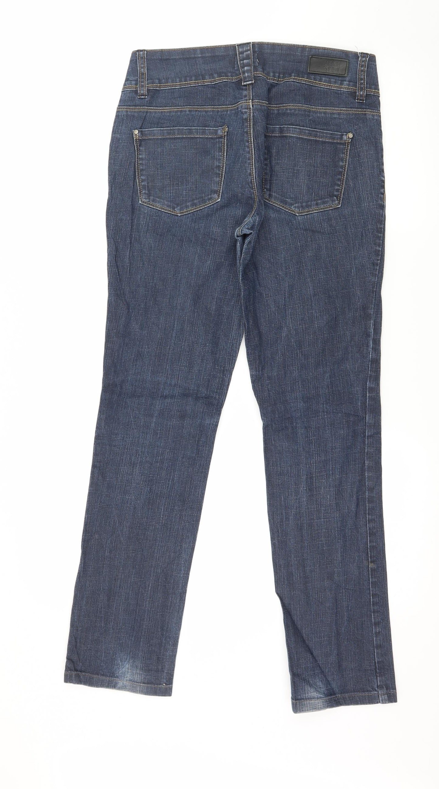 VERO MODA Womens Blue  Denim Straight Jeans Size 32 in L29 in