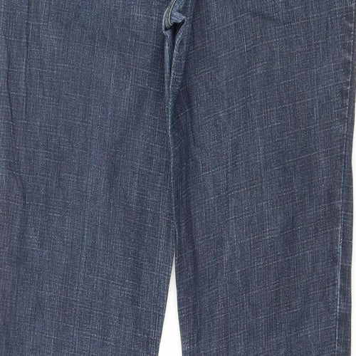 VERO MODA Womens Blue  Denim Straight Jeans Size 32 in L29 in