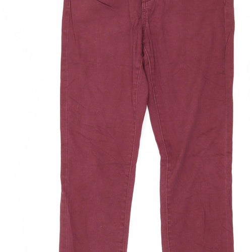 ESMARA Womens Purple  Denim Skinny Jeans Size 12 L28 in