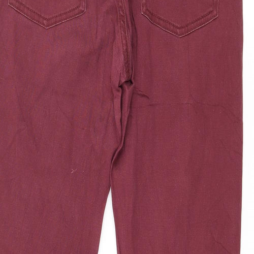 ESMARA Womens Purple  Denim Skinny Jeans Size 12 L28 in