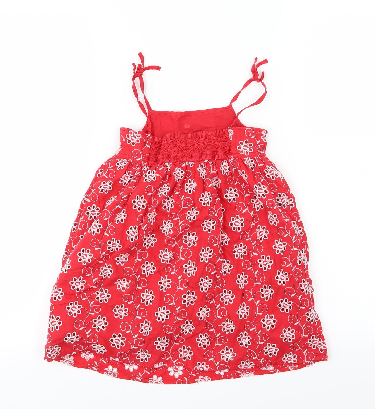 Gap Girls Red Floral  A-Line  Size 4 Years