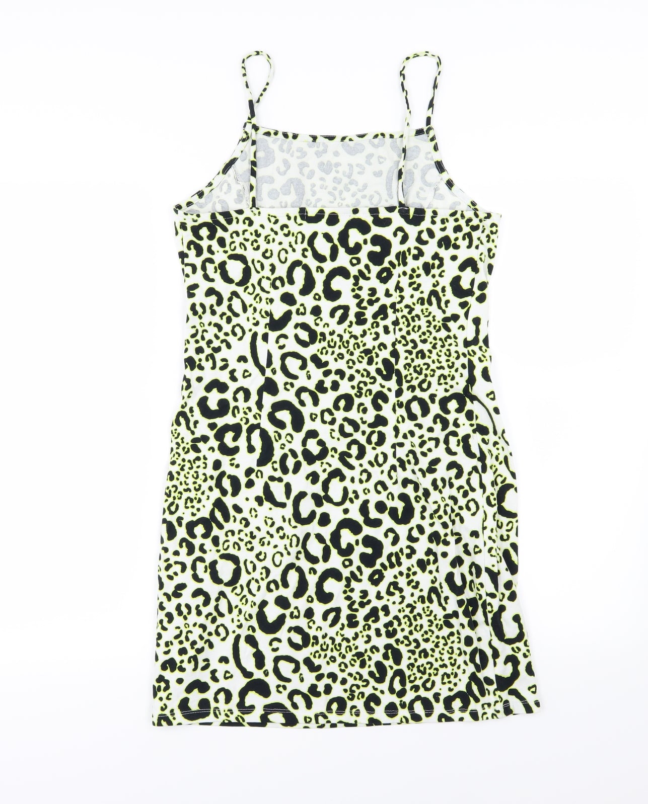 Primark Womens Multicoloured Animal Print Jersey Bodycon  Size 10