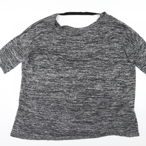 Preworn Womens Grey  Knit Pullover Jumper Size M  - oversized
