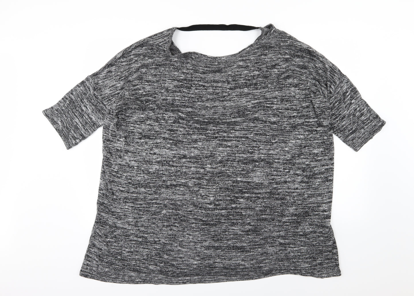 Preworn Womens Grey  Knit Pullover Jumper Size M  - oversized