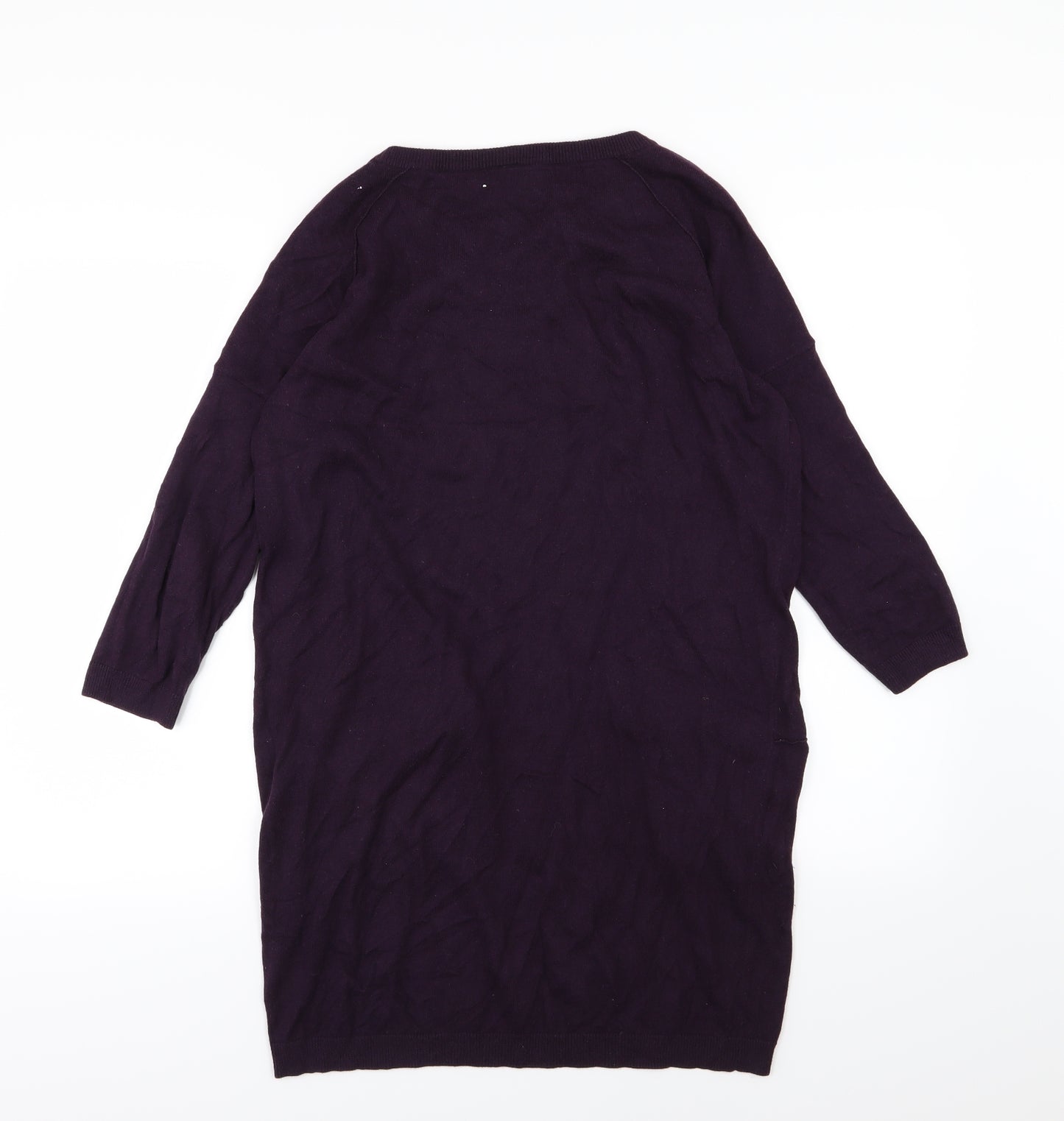 Warehouse Womens Purple  Knit Pullover Jumper Size 12