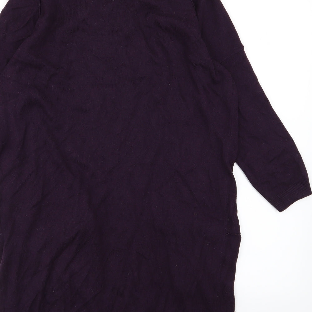 Warehouse Womens Purple  Knit Pullover Jumper Size 12