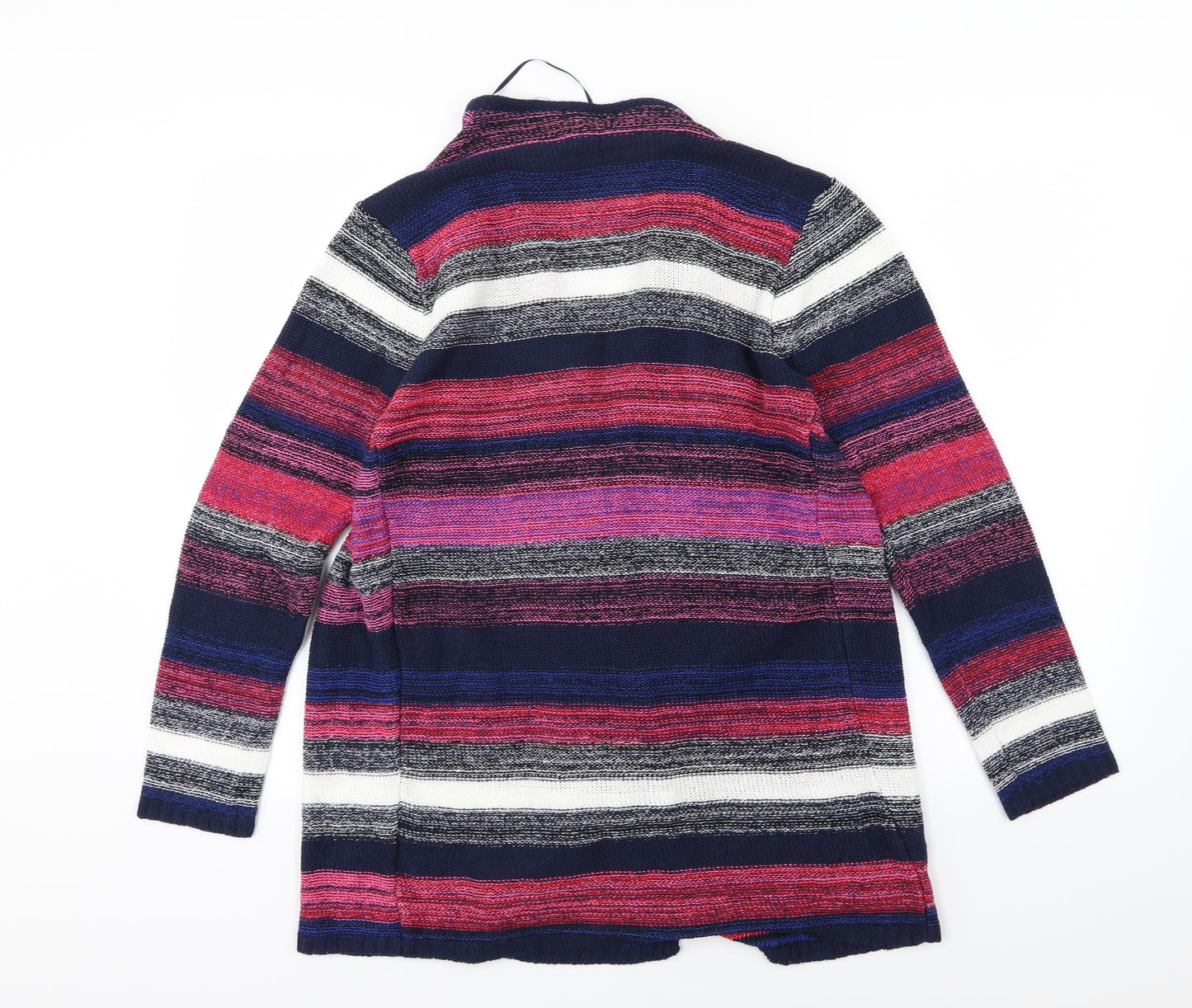 Atmosphere Womens Multicoloured Striped Knit Cardigan Jumper Size L