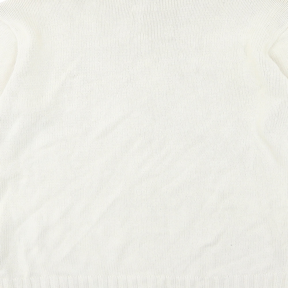 Polo Ralph Lauren Mens Beige  Knit Pullover Jumper Size M