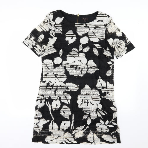 Phase Eight Womens Black Floral  A-Line  Size 14