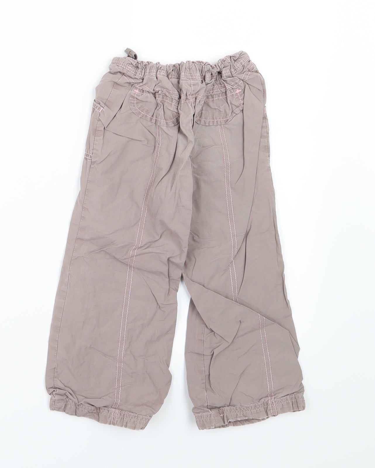 TU Girls Brown   Cargo Trousers Size 3-4 Years