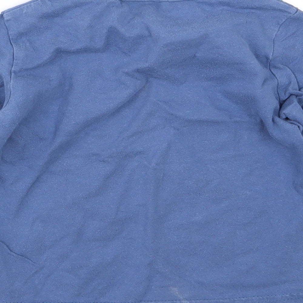 Cherokee Girls Blue Floral Jersey Basic T-Shirt Size 3-4 Years  - Bike ride