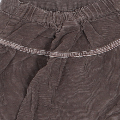 Cherokee Girls Brown  Corduroy A-Line Skirt Size 3-4 Years