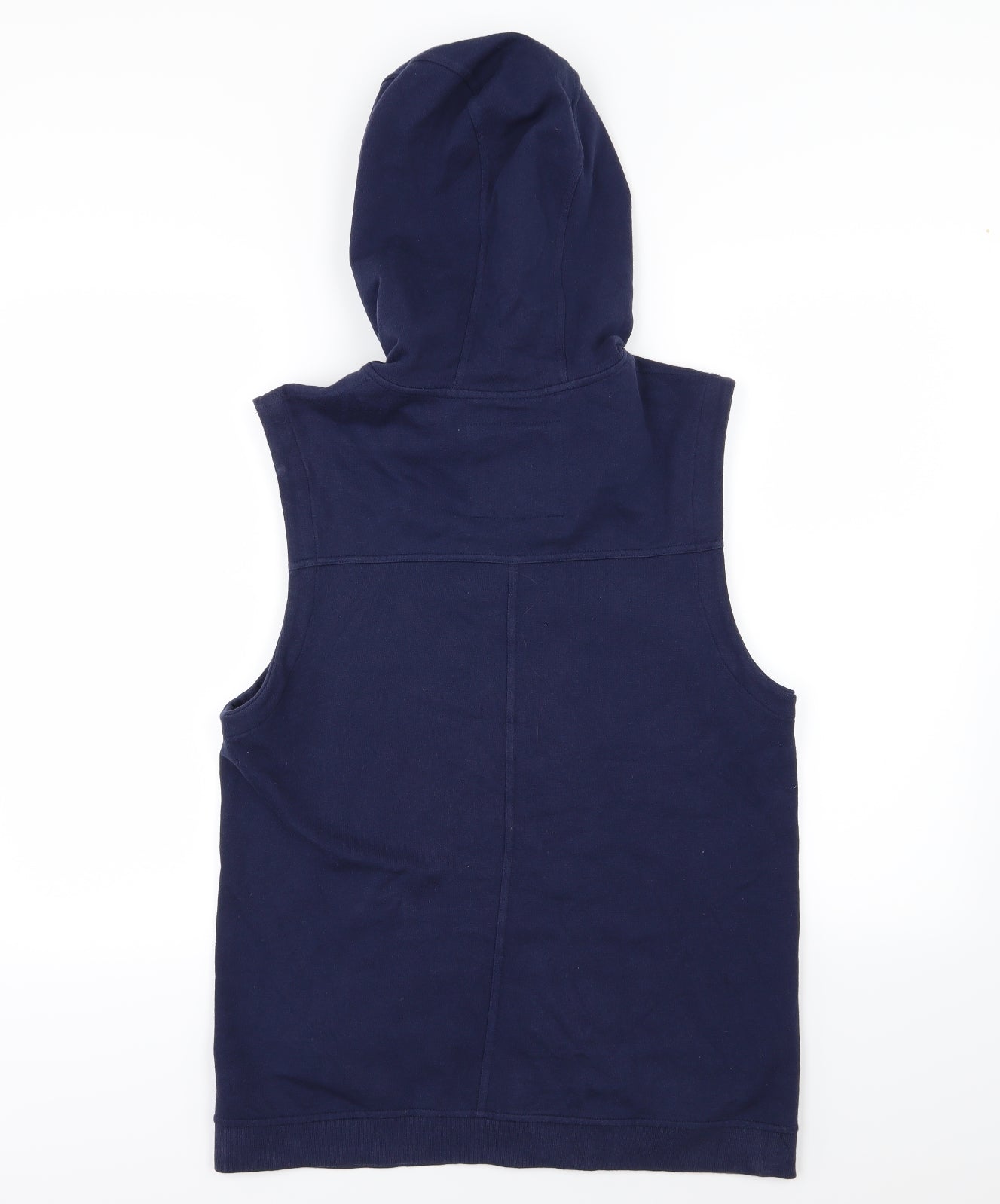 Bench Mens Blue  Jersey Full Zip Hoodie Size M