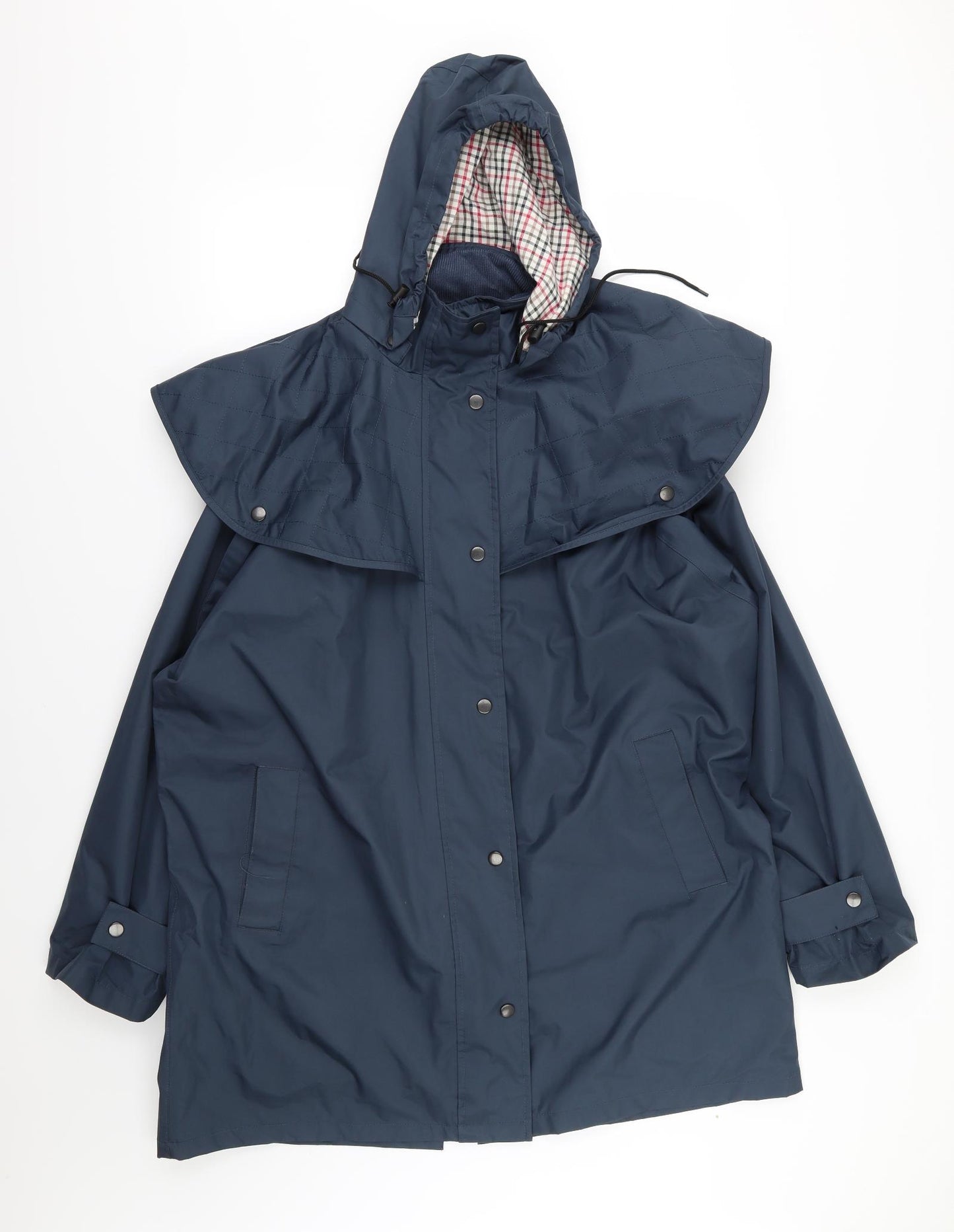 David Barry Womens Blue   Overcoat Coat Size 16