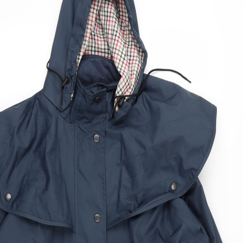 David Barry Womens Blue   Overcoat Coat Size 16